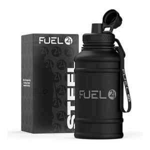 Fuel24 Extra Strong Water Bottle Stainless Steel Metal 1.3 L & 2.2 L